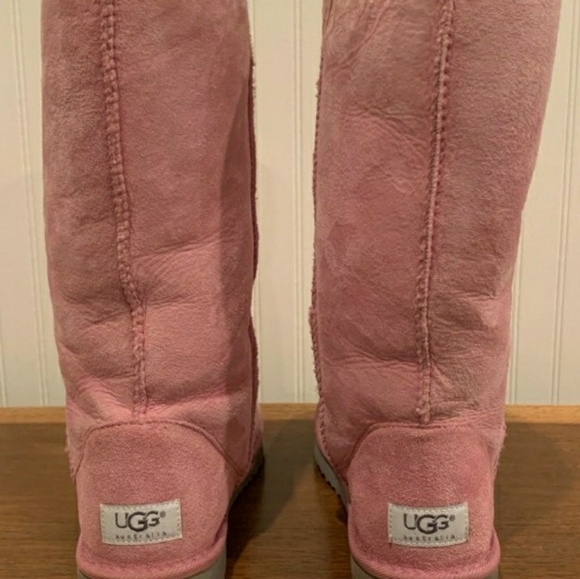 UGG Shoes - UGG Pale Pink Classic tall boots, Size 6